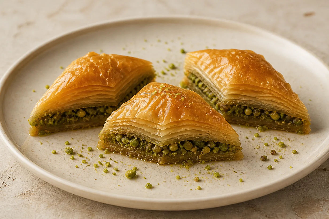 Pistachio baklava